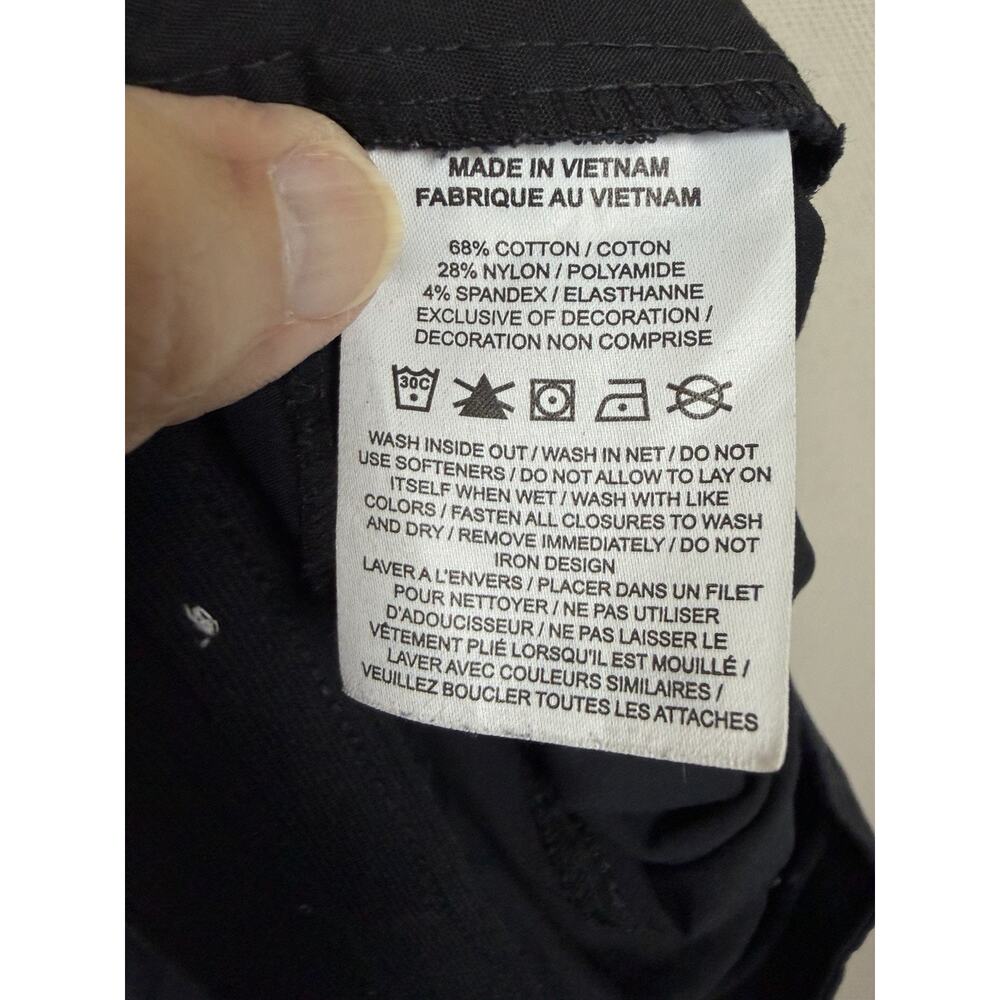 Nike Black Joggers with White Zip Accent - Picture 15 of 15